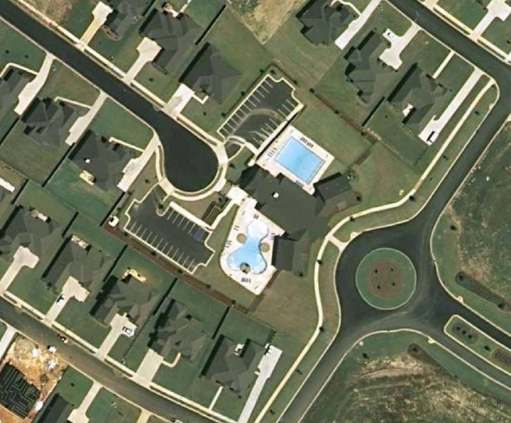 Taylor Lake Community Center aerial view