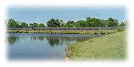 Community fishing pond, great place for family picnics, too! Two more ponds being built in phase 3